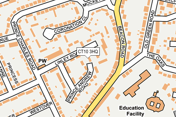 CT10 3HQ map - OS OpenMap – Local (Ordnance Survey) CT10 3HQ map - OS OpenMap – Local (Ordnance Survey)