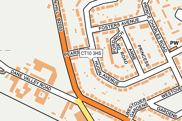 CT10 3HS map - OS OpenMap – Local (Ordnance Survey) CT10 3HS map - OS OpenMap – Local (Ordnance Survey)