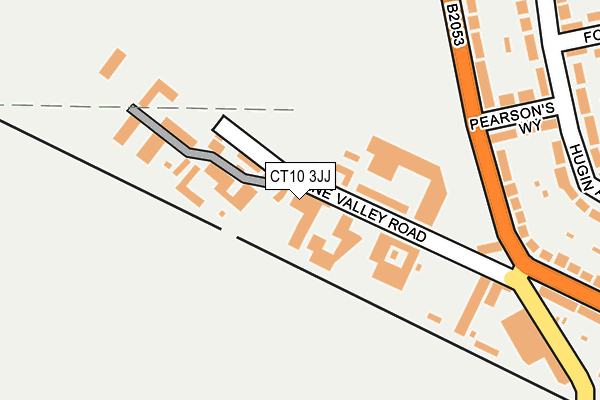 CT10 3JJ map - OS OpenMap – Local (Ordnance Survey) CT10 3JJ map - OS OpenMap – Local (Ordnance Survey)