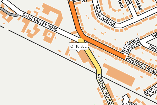 CT10 3JL map - OS OpenMap – Local (Ordnance Survey) CT10 3JL map - OS OpenMap – Local (Ordnance Survey)