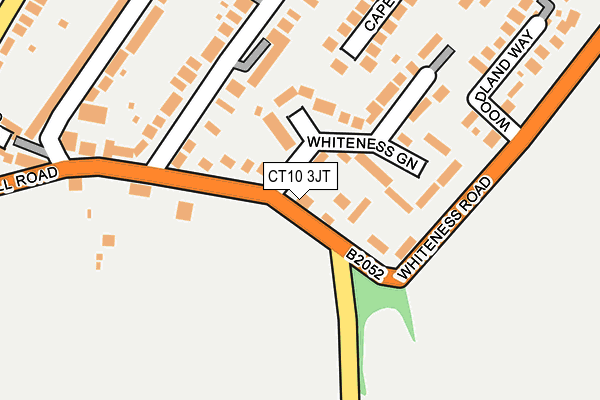 CT10 3JT map - OS OpenMap – Local (Ordnance Survey) CT10 3JT map - OS OpenMap – Local (Ordnance Survey)
