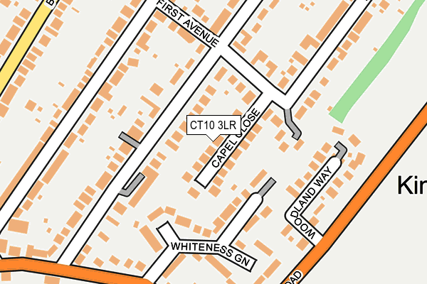 CT10 3LR map - OS OpenMap – Local (Ordnance Survey) CT10 3LR map - OS OpenMap – Local (Ordnance Survey)
