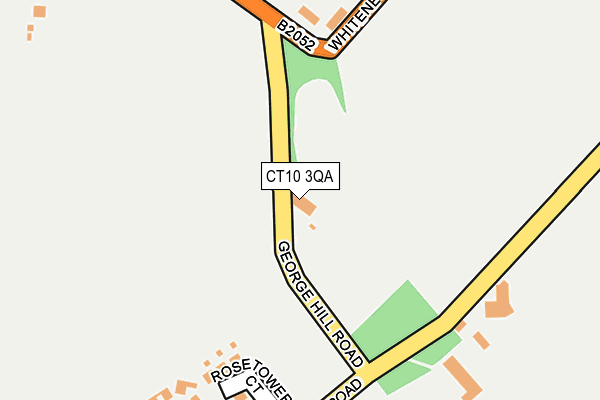CT10 3QA map - OS OpenMap – Local (Ordnance Survey) CT10 3QA map - OS OpenMap – Local (Ordnance Survey)