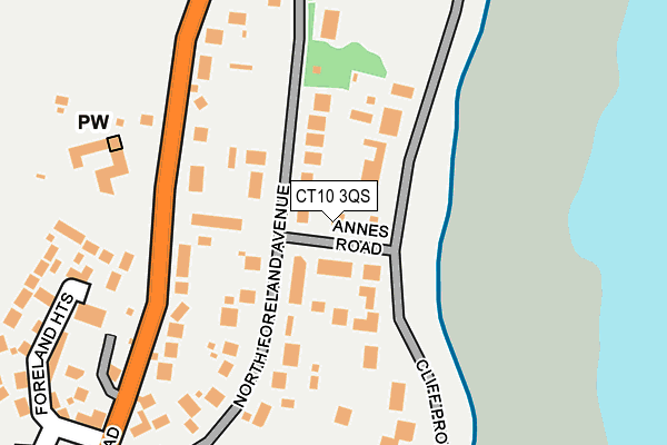 CT10 3QS map - OS OpenMap – Local (Ordnance Survey) CT10 3QS map - OS OpenMap – Local (Ordnance Survey)