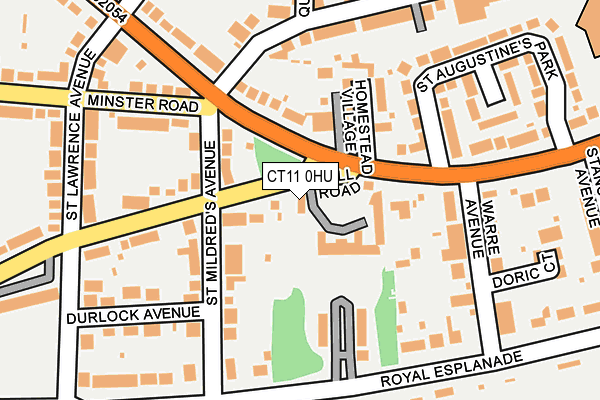 CT11 0HU map - OS OpenMap – Local (Ordnance Survey) CT11 0HU map - OS OpenMap – Local (Ordnance Survey)