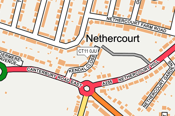 CT11 0JU map - OS OpenMap – Local (Ordnance Survey) CT11 0JU map - OS OpenMap – Local (Ordnance Survey)