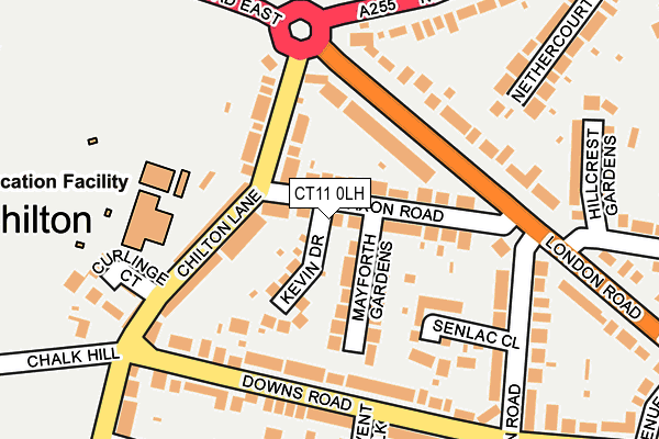 CT11 0LH map - OS OpenMap – Local (Ordnance Survey) CT11 0LH map - OS OpenMap – Local (Ordnance Survey)