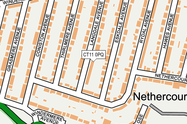 CT11 0PQ map - OS OpenMap – Local (Ordnance Survey) CT11 0PQ map - OS OpenMap – Local (Ordnance Survey)