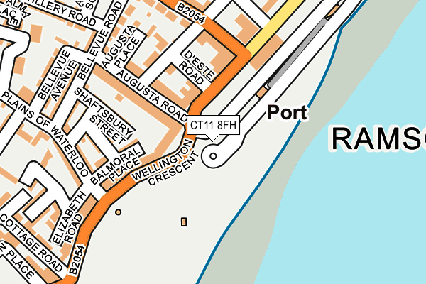 CT11 8FH map - OS OpenMap – Local (Ordnance Survey) CT11 8FH map - OS OpenMap – Local (Ordnance Survey)