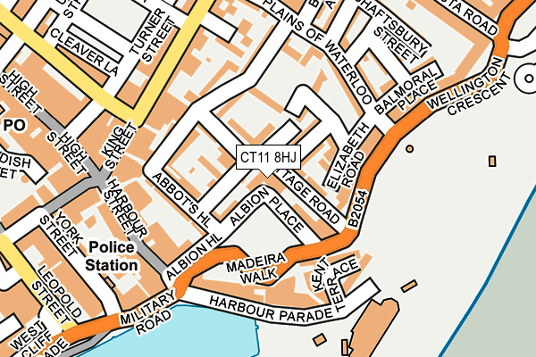 CT11 8HJ map - OS OpenMap – Local (Ordnance Survey) CT11 8HJ map - OS OpenMap – Local (Ordnance Survey)
