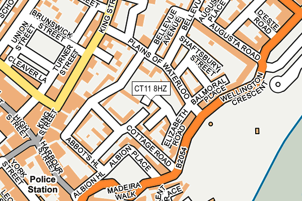 CT11 8HZ map - OS OpenMap – Local (Ordnance Survey) CT11 8HZ map - OS OpenMap – Local (Ordnance Survey)