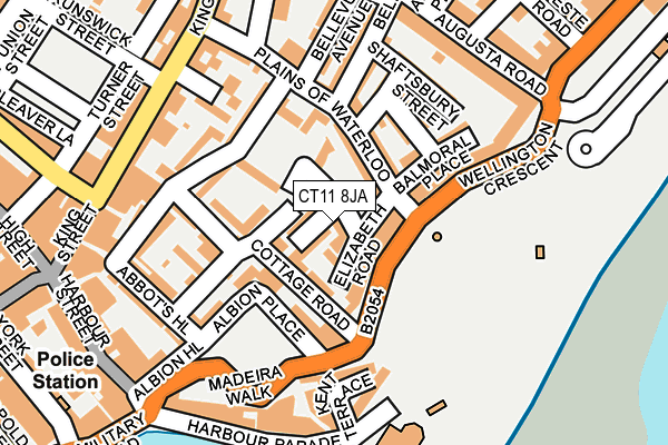 CT11 8JA map - OS OpenMap – Local (Ordnance Survey) CT11 8JA map - OS OpenMap – Local (Ordnance Survey)