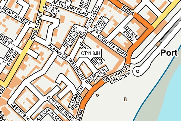 CT11 8JH map - OS OpenMap – Local (Ordnance Survey) CT11 8JH map - OS OpenMap – Local (Ordnance Survey)