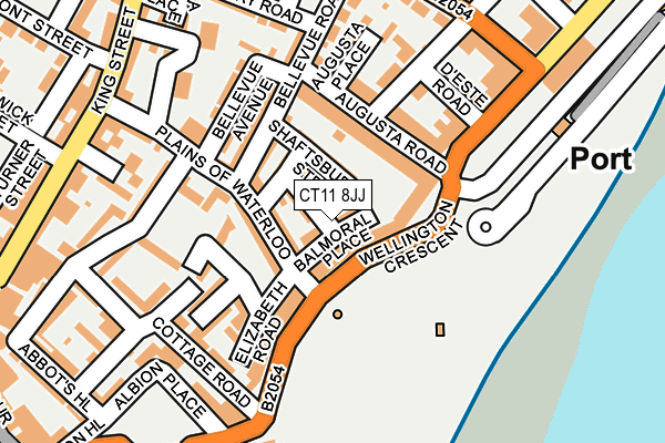 CT11 8JJ map - OS OpenMap – Local (Ordnance Survey) CT11 8JJ map - OS OpenMap – Local (Ordnance Survey)