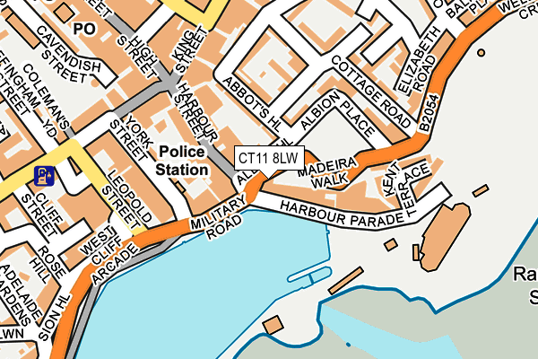CT11 8LW map - OS OpenMap – Local (Ordnance Survey) CT11 8LW map - OS OpenMap – Local (Ordnance Survey)