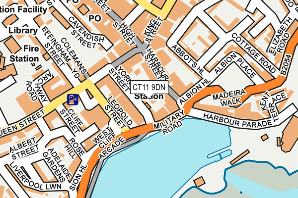 CT11 9DN map - OS OpenMap – Local (Ordnance Survey) CT11 9DN map - OS OpenMap – Local (Ordnance Survey)