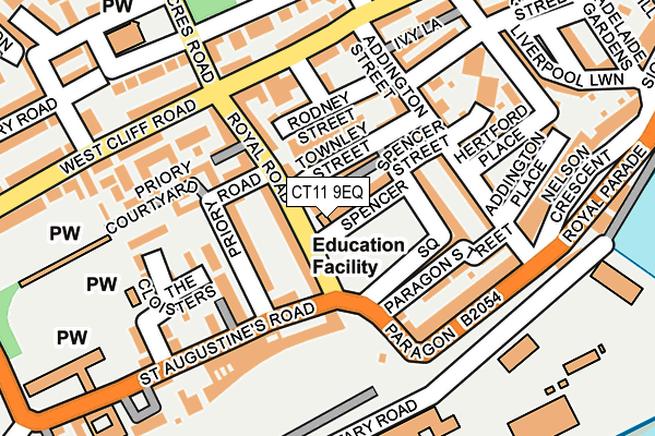 CT11 9EQ map - OS OpenMap – Local (Ordnance Survey) CT11 9EQ map - OS OpenMap – Local (Ordnance Survey)
