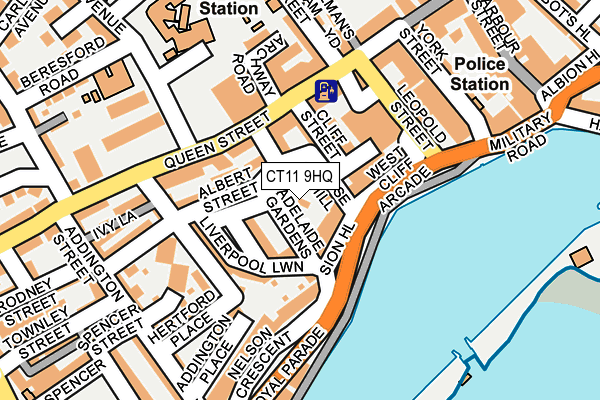 CT11 9HQ map - OS OpenMap – Local (Ordnance Survey) CT11 9HQ map - OS OpenMap – Local (Ordnance Survey)