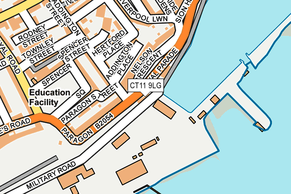 CT11 9LG map - OS OpenMap – Local (Ordnance Survey) CT11 9LG map - OS OpenMap – Local (Ordnance Survey)
