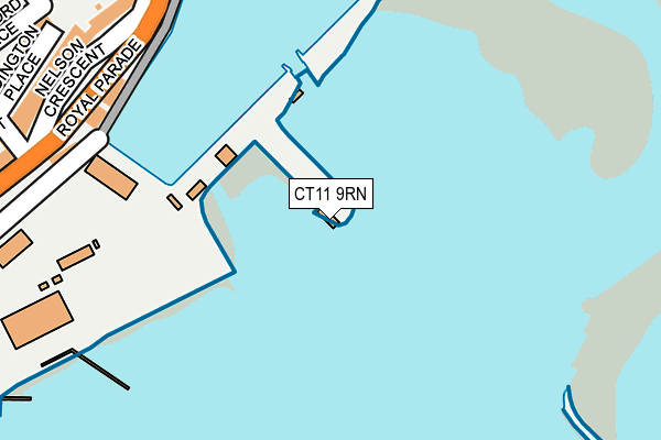 CT11 9RN map - OS OpenMap – Local (Ordnance Survey) CT11 9RN map - OS OpenMap – Local (Ordnance Survey)