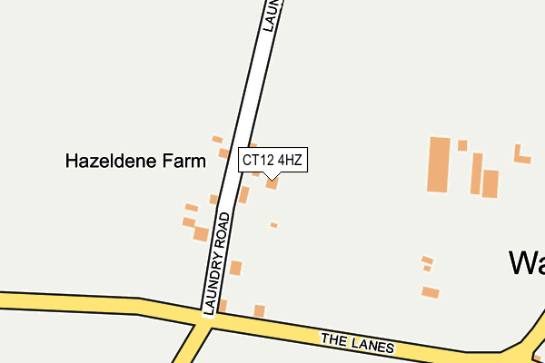 CT12 4HZ map - OS OpenMap – Local (Ordnance Survey) CT12 4HZ map - OS OpenMap – Local (Ordnance Survey)