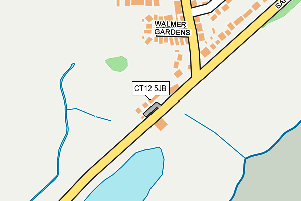 CT12 5JB map - OS OpenMap – Local (Ordnance Survey) CT12 5JB map - OS OpenMap – Local (Ordnance Survey)