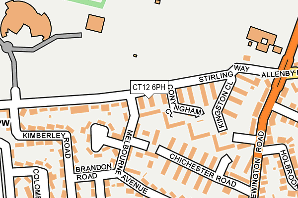 CT12 6PH map - OS OpenMap – Local (Ordnance Survey) CT12 6PH map - OS OpenMap – Local (Ordnance Survey)
