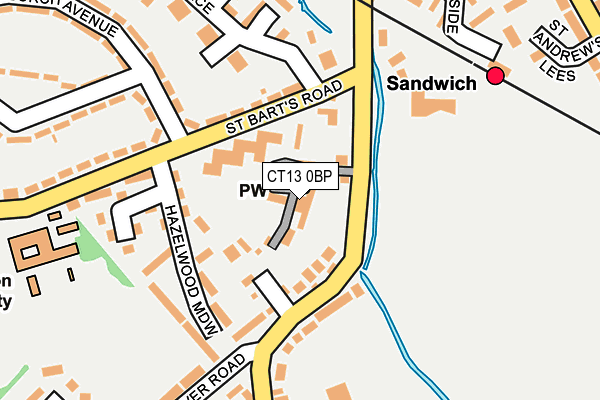 CT13 0BP map - OS OpenMap – Local (Ordnance Survey) CT13 0BP map - OS OpenMap – Local (Ordnance Survey)