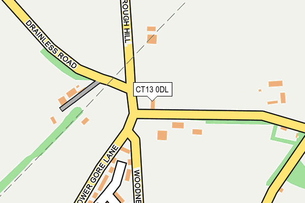 CT13 0DL map - OS OpenMap – Local (Ordnance Survey) CT13 0DL map - OS OpenMap – Local (Ordnance Survey)