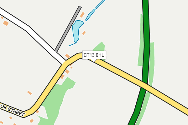 CT13 0HU map - OS OpenMap – Local (Ordnance Survey) CT13 0HU map - OS OpenMap – Local (Ordnance Survey)