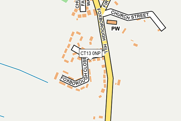 CT13 0NP map - OS OpenMap – Local (Ordnance Survey) CT13 0NP map - OS OpenMap – Local (Ordnance Survey)