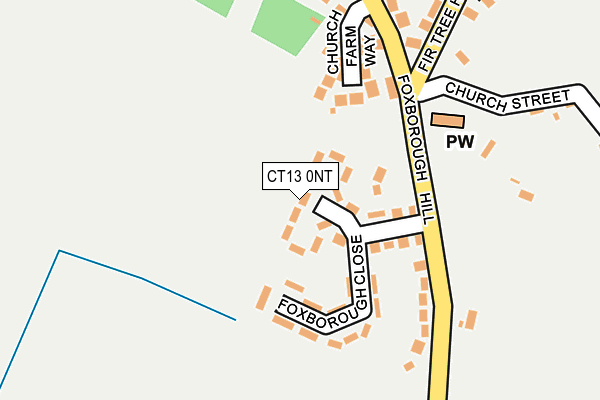 CT13 0NT map - OS OpenMap – Local (Ordnance Survey) CT13 0NT map - OS OpenMap – Local (Ordnance Survey)