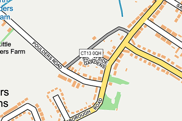 CT13 0QH map - OS OpenMap – Local (Ordnance Survey) CT13 0QH map - OS OpenMap – Local (Ordnance Survey)