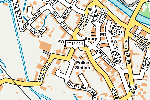 CT13 9AH map - OS OpenMap – Local (Ordnance Survey) CT13 9AH map - OS OpenMap – Local (Ordnance Survey)