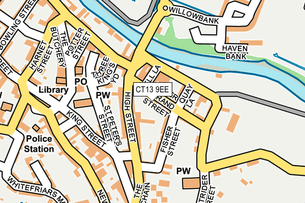 CT13 9EE map - OS OpenMap – Local (Ordnance Survey) CT13 9EE map - OS OpenMap – Local (Ordnance Survey)