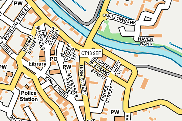 CT13 9EF map - OS OpenMap – Local (Ordnance Survey) CT13 9EF map - OS OpenMap – Local (Ordnance Survey)