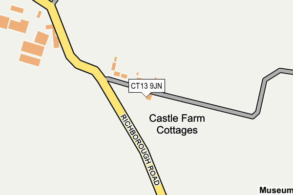 CT13 9JN map - OS OpenMap – Local (Ordnance Survey) CT13 9JN map - OS OpenMap – Local (Ordnance Survey)
