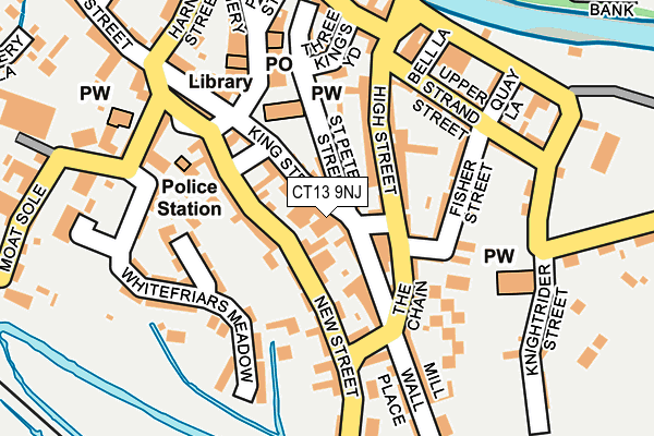 CT13 9NJ map - OS OpenMap – Local (Ordnance Survey) CT13 9NJ map - OS OpenMap – Local (Ordnance Survey)
