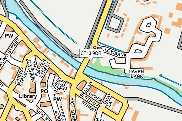 CT13 9QR map - OS OpenMap – Local (Ordnance Survey) CT13 9QR map - OS OpenMap – Local (Ordnance Survey)