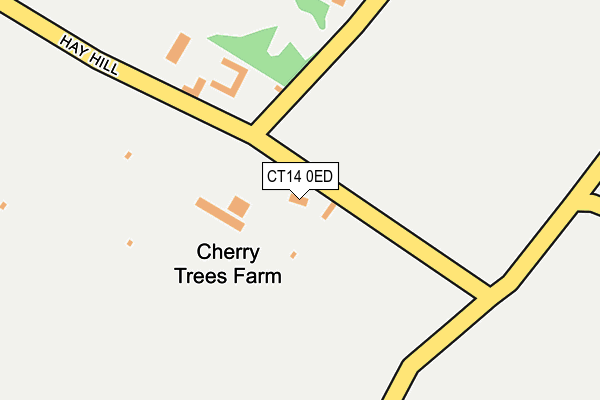 CT14 0ED map - OS OpenMap – Local (Ordnance Survey) CT14 0ED map - OS OpenMap – Local (Ordnance Survey)
