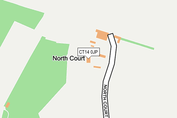 CT14 0JP map - OS OpenMap – Local (Ordnance Survey) CT14 0JP map - OS OpenMap – Local (Ordnance Survey)