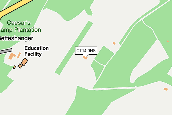 CT14 0NS map - OS OpenMap – Local (Ordnance Survey) CT14 0NS map - OS OpenMap – Local (Ordnance Survey)