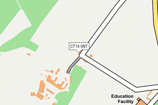 CT14 0NT map - OS OpenMap – Local (Ordnance Survey) CT14 0NT map - OS OpenMap – Local (Ordnance Survey)