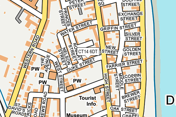 CT14 6DT map - OS OpenMap – Local (Ordnance Survey) CT14 6DT map - OS OpenMap – Local (Ordnance Survey)