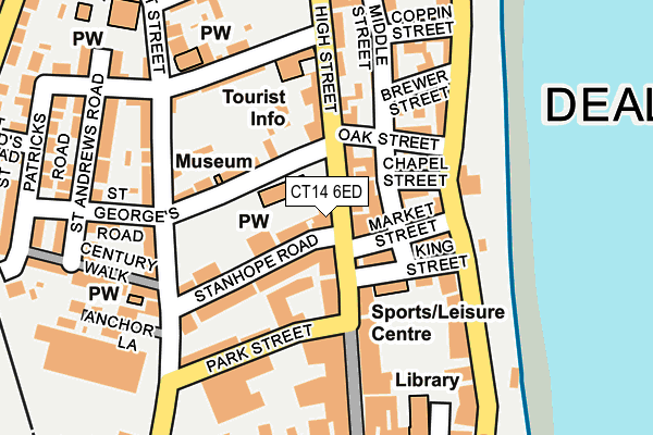 CT14 6ED map - OS OpenMap – Local (Ordnance Survey) CT14 6ED map - OS OpenMap – Local (Ordnance Survey)