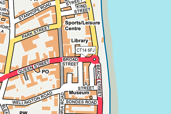 CT14 6FJ map - OS OpenMap – Local (Ordnance Survey) CT14 6FJ map - OS OpenMap – Local (Ordnance Survey)