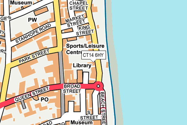 CT14 6HY map - OS OpenMap – Local (Ordnance Survey) CT14 6HY map - OS OpenMap – Local (Ordnance Survey)