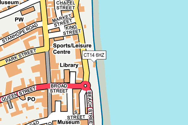 CT14 6HZ map - OS OpenMap – Local (Ordnance Survey) CT14 6HZ map - OS OpenMap – Local (Ordnance Survey)