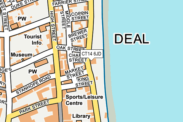 CT14 6JD map - OS OpenMap – Local (Ordnance Survey) CT14 6JD map - OS OpenMap – Local (Ordnance Survey)
