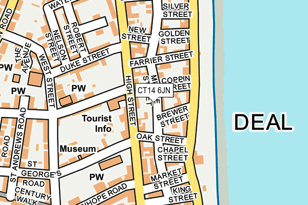 CT14 6JN map - OS OpenMap – Local (Ordnance Survey) CT14 6JN map - OS OpenMap – Local (Ordnance Survey)